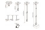 Univerzální stropní držáky na dataprojektory