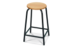 Židle pracovní trubková, výška sedáku 54 cm