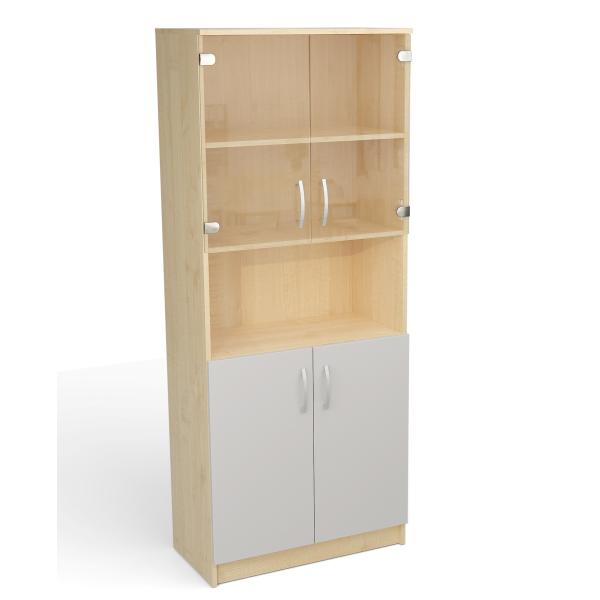 Skříňka vysoká 5R policová 2D + 2S