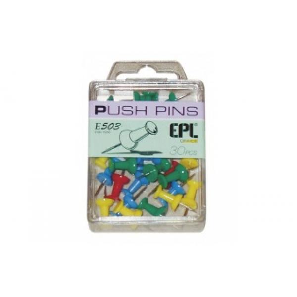 Push pins špendlíky (balení 30 kusů)